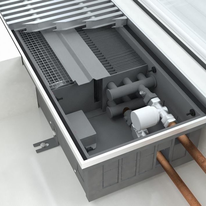 Techno KVZVh 370-130-3500 внутрипольный конвектор