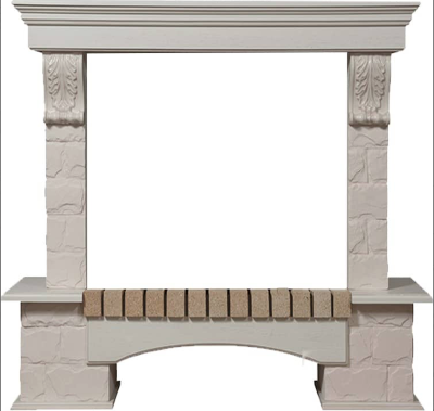 Портал Electrolux Forte Classic камень белый, шпон беленый дуб