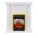 Каминокомплект Royal Flame Orlean - Белый с очагом Majestic FX M Brass