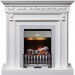 Каминокомплект Dimplex Valletta - Белый (Ширина 1040 мм) с очагом Danville Chrome FB2