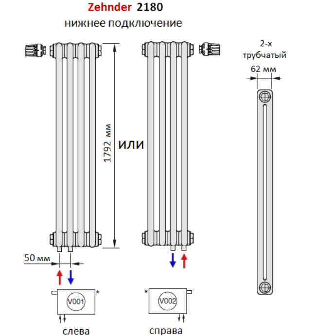 Zehnder Charleston Mirror CM 2180-16 2180-16 Edelweiss, Белый;бежевый, Charlesto