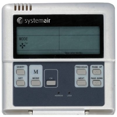 Systemair Syscontrol WC 12, проводной пульт для полупром. серии					