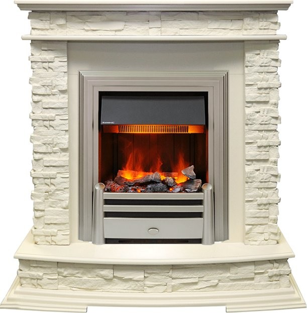 Каминокомплект Dimplex Luzern - Слоновая кость с очагом Chesford