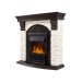 Каминокомплект Electrolux Torre Classic камень белый, шпон венге + EPF/P1020LS