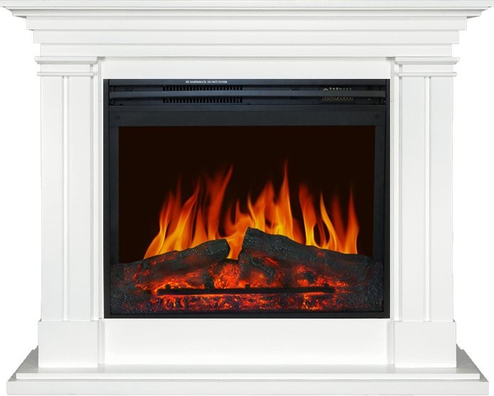 Каминокомплект Royal Flame Lyon - Белый с очагом Jupiter FX New