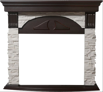 Портал Electrolux Torre Classic камень белый, шпон темный дуб