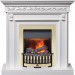 Каминокомплект Dimplex Valletta - Белый (Ширина 1040 мм) с очагом Danville Brass FB2