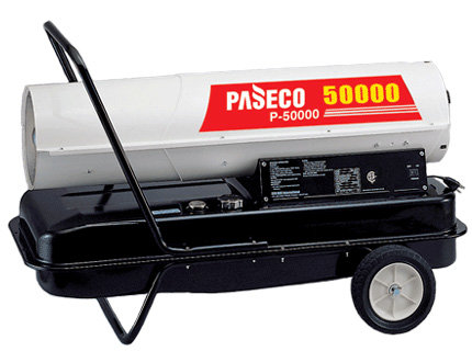 Paseco P-50000 - тепловая дизельная пушка 