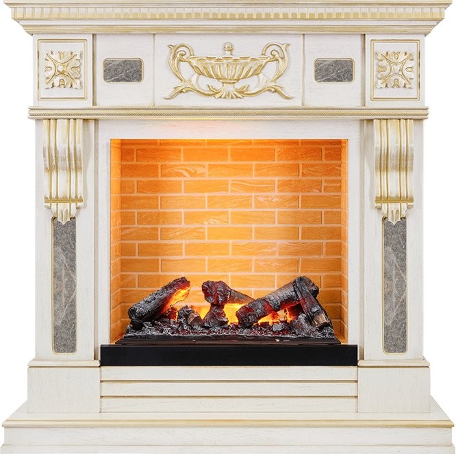 Каминокомплект Dimplex Corsica - Белый шоколад с очагом Cassette 600 NH