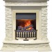 Каминокомплект Dimplex Luzern - Слоновая кость с очагом Danville Brass FB2