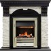 Каминокомплект Dimplex Dublin - Венге / Сланец белый с очагом Cavendish