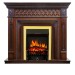 Каминокомплект Royal Flame Alexandria - махагон коричневый антик с очагом Fobos FX Brass