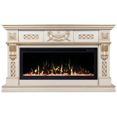 Камин электрический RealFlame Corsica 42 WT с очагом Saphir 42