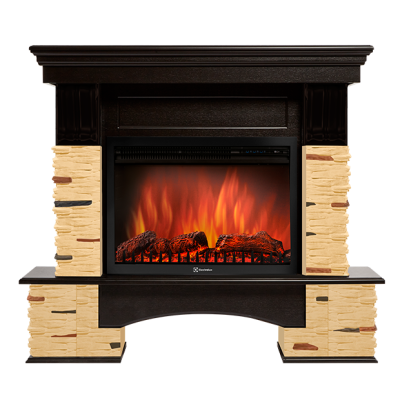 Портал Firelight Pietra Nuovo 25 сланец натуральный, шпон темный дуб