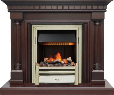 Каминокомплект Dimplex Dallas - Темный дуб с очагом Cavendish