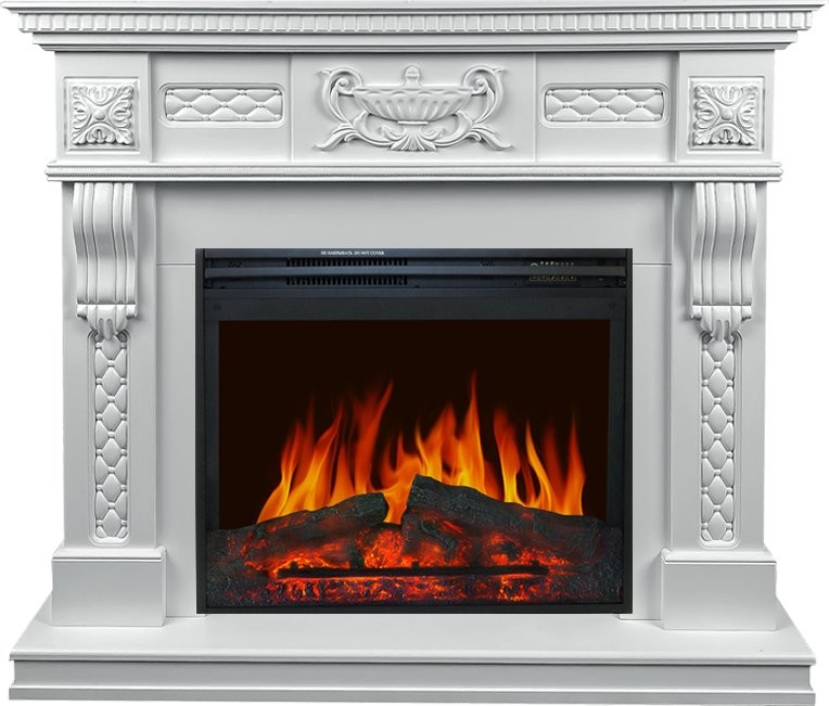 Каминокомплект Royal Flame Corsica - Матовый белый (Высота 1110мм) с очагом Jupiter FX New
