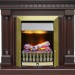 Каминокомплект Dimplex Dallas - Темный дуб с очагом Danville Antique Brass FB2