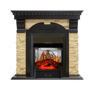 Каминокомплект Royal Flame Dublin - Венге / Сланец с очагом Majestic FX M Black