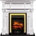 Каминокомплект Royal Flame Oxford - Белый с очагом Fobos FX Brass