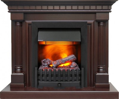 Каминокомплект Dimplex Dallas - Темный дуб с очагом Danville Black FB2