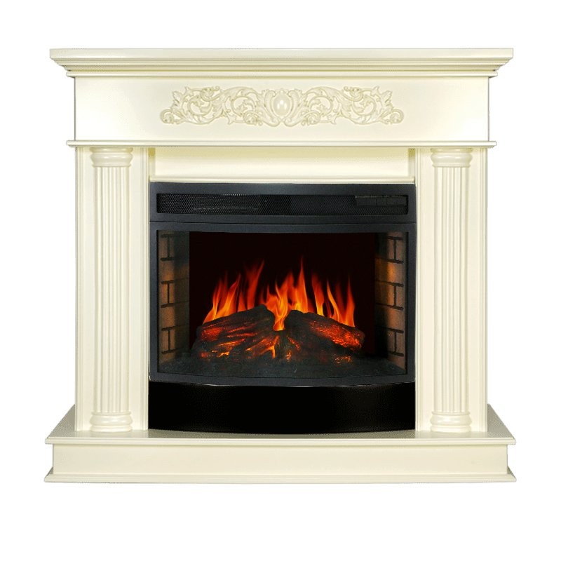 Каминокомплект Royal Flame Gloria - Слоновая кость с очагом Dioramic 25 LED FX