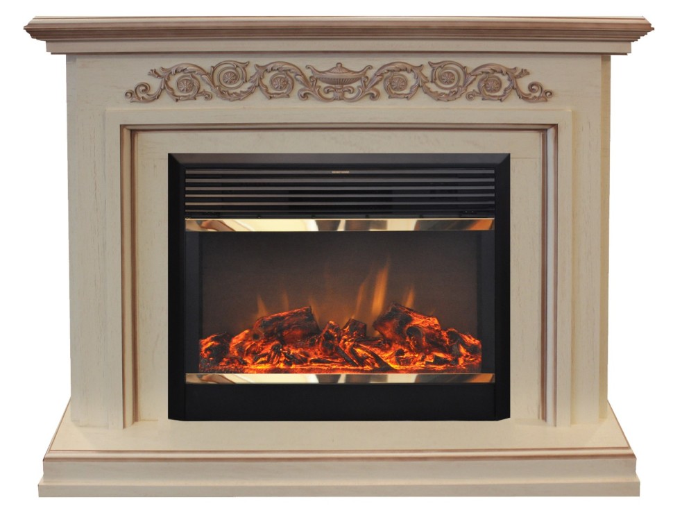 Камин Leticia 26 WT  с MoonBlaze Lux BL S