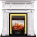 Каминокомплект Royal Flame Oxford - Белый с очагом Fobos FX M Brass