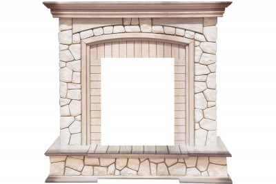 Портал Dimplex Preston - Белый/Слоновая кость с патиной