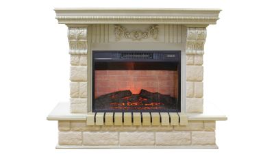 Камин электрический RealFlame Gracia 25'5/24 WT c очагом Irvine 24