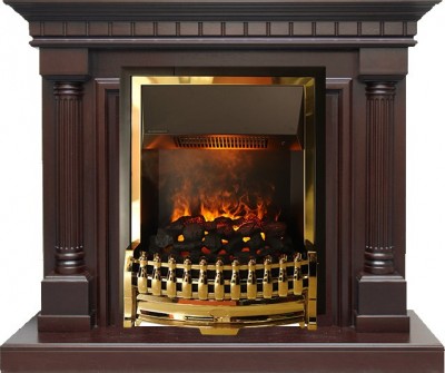 Каминокомплект Dimplex Dallas - Темный дуб с очагом Atherton