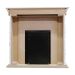 Каминокомплект Dimplex Dublin - Слоновая кость с патиной / Сланец крем с очагом Cavendish