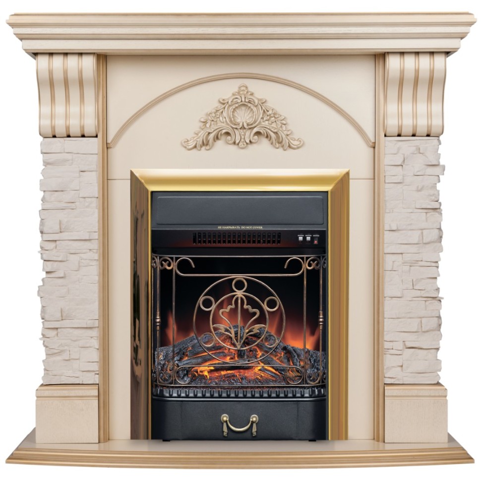 Камин Athena WT с Majestic Lux BR S