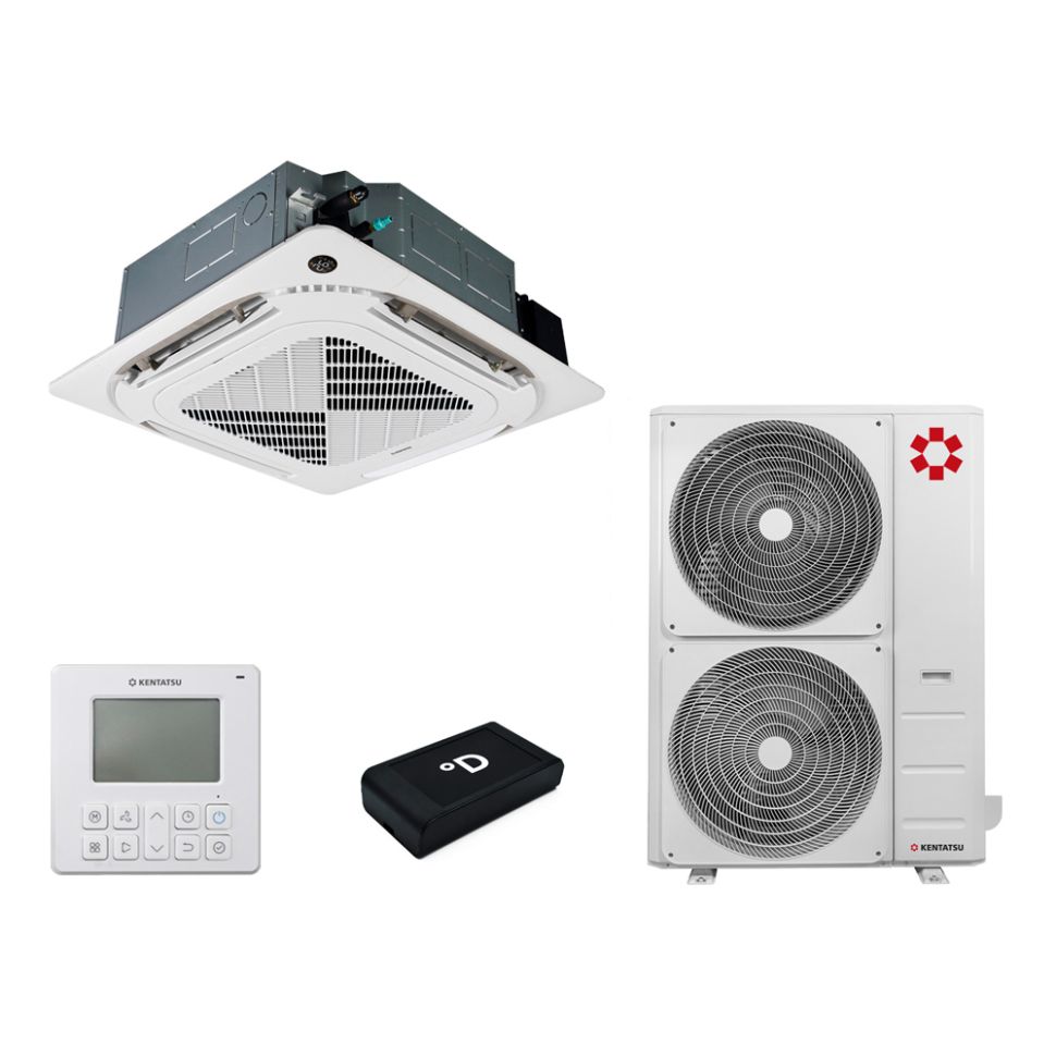 Kentatsu KSVB165HZAN1R/KSUNB165HZAN3/-40/KPU95-DR кассетный инверторный кондиционер