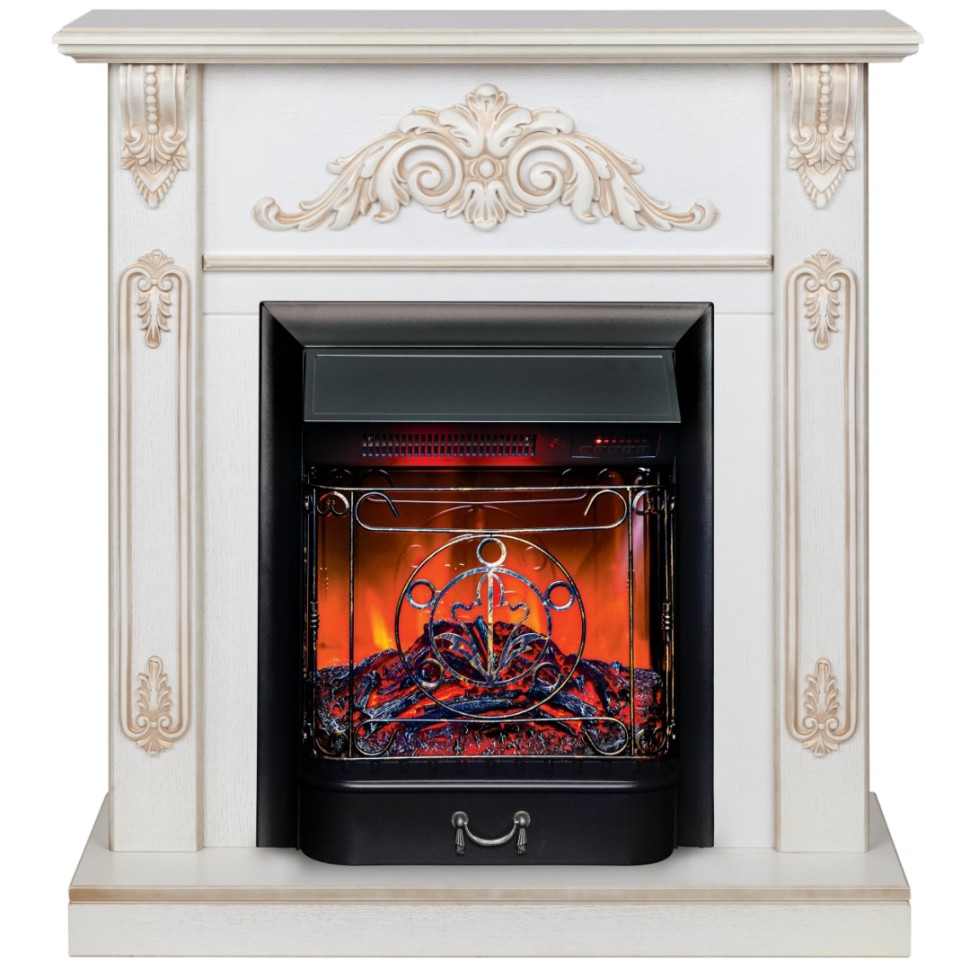 Камин Anita WT  с Majestic S LUX BL