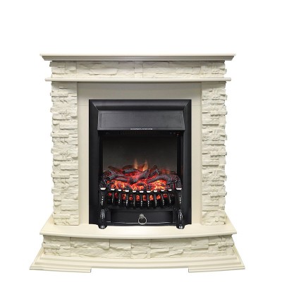Каминокомплект Royal Flame Luzern - Слоновая кость с очагом Fobos FX Black