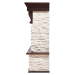Electrolux Pietra 25S сланец белый/тёмный дуб с панорамным очагом EFP/P-2720RLS