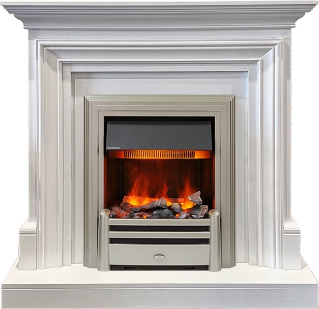 Каминокомплект Dimplex Bradford - Белый с очагом Chesford