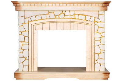 Портал Dimplex Glasgow - Слоновая кость, патина / Шампань (Высота 1090мм)