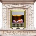 Каминокомплект Dimplex Preston - Белый/Слоновая кость с патиной с очагом Danville Antique Brass FB2