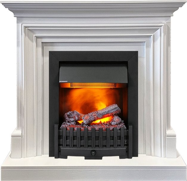 Каминокомплект Dimplex Bradford - Белый с очагом Danville Black FB2