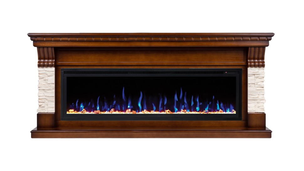 Камин Michigan 60 AO с очагом Saphir 60