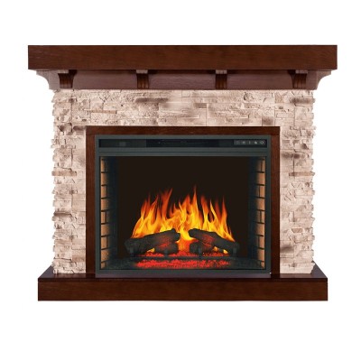 Каминокомплект Royal Flame Chalet - Темный дуб с очагом Vision 28 EF LED FX