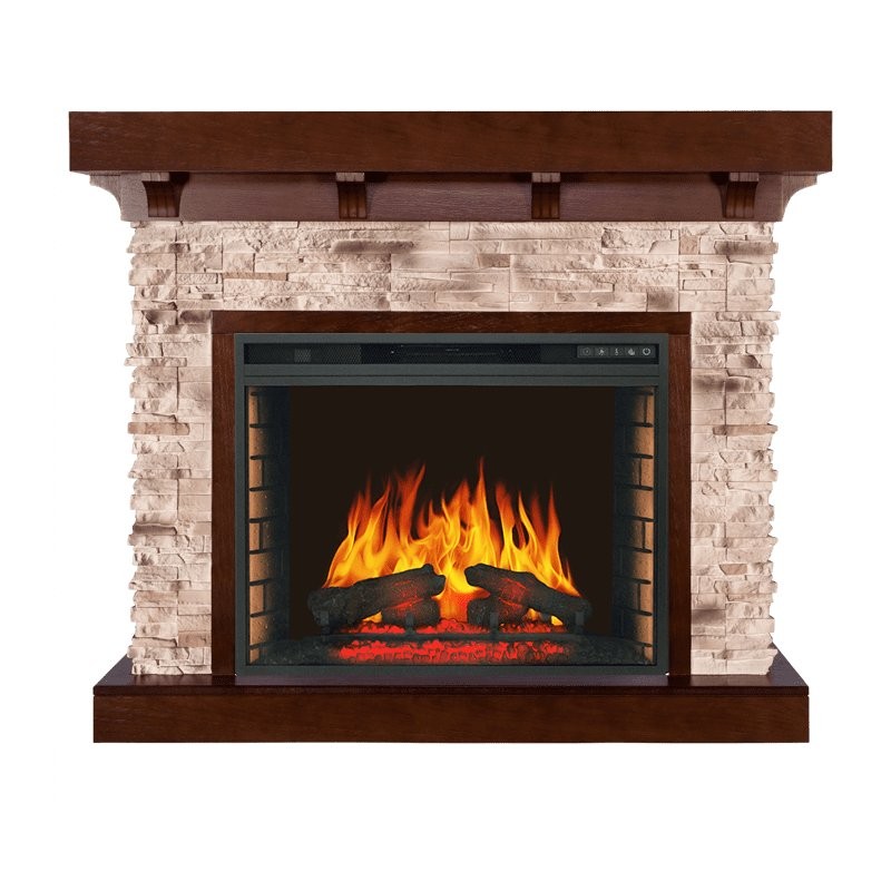 Каминокомплект Royal Flame Chalet - Темный дуб с очагом Vision 28 EF LED FX