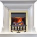 Каминокомплект Dimplex Bradford - Белый с очагом Danville Brass FB2