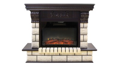 Камин электрический RealFlame Gracia 25,5/24 AO c очагом Kendal 24