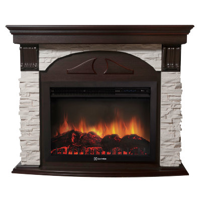 Портал Electrolux Torre 25S камень белый, шпон темный дуб