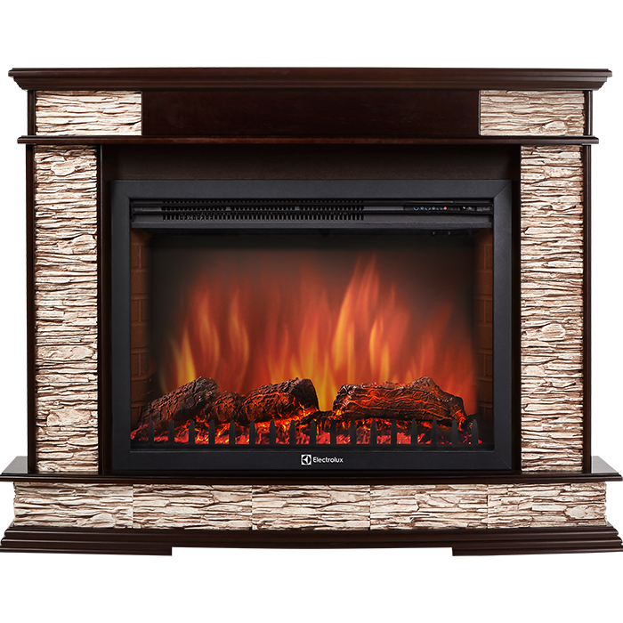 Портал Firelight Scala 25 сланец скалистый бурый, тёмный дуб