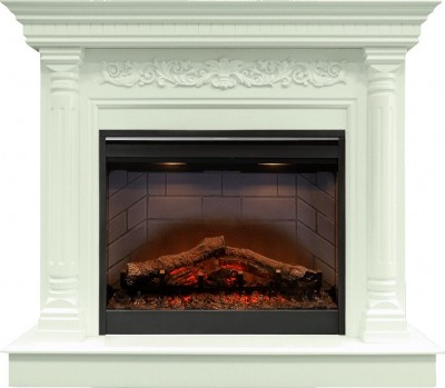 Каминокомплект Dimplex Sicilia - Белый дуб с очагом Symphony 26'' DF2608-INT