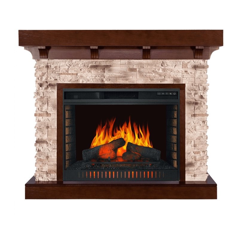 Каминокомплект Royal Flame Chalet - Темный дуб с очагом Vision 30 EF LED FX