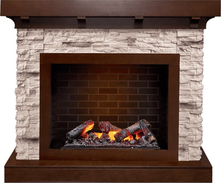 Каминокомплект Dimplex Chalet - Темный дуб/Сланец с очагом Cassette 600 NH